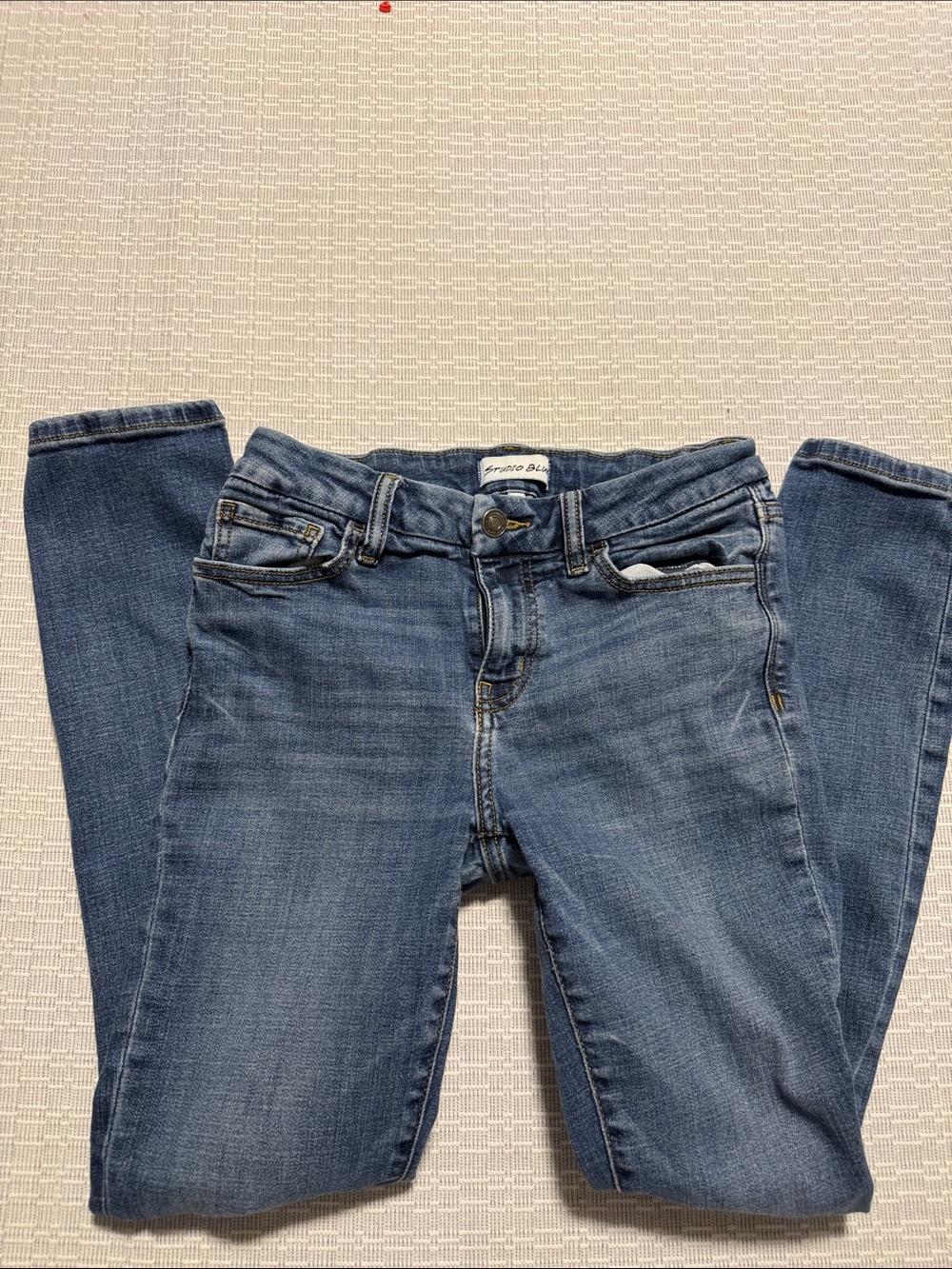 Women's Skinny Jeans - Medium Blue Slim Fit